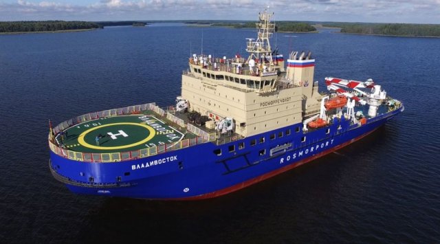 「ウラジオストク」―世界で最も強力なディーゼル電気砕氷船